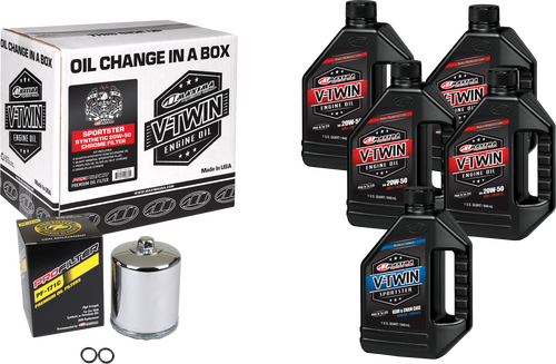 Maxima V-Twin Oil Change Kit