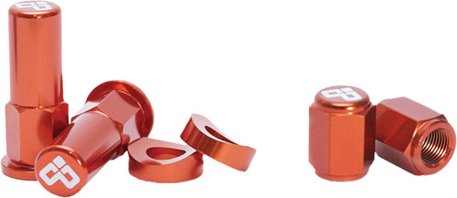 DUBYA Rim Lock Nut & Valve Stem Cap Kit
