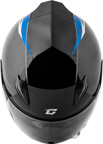 GMAX FF-49 SYTH HELMET BLACK/BLUE 2X
