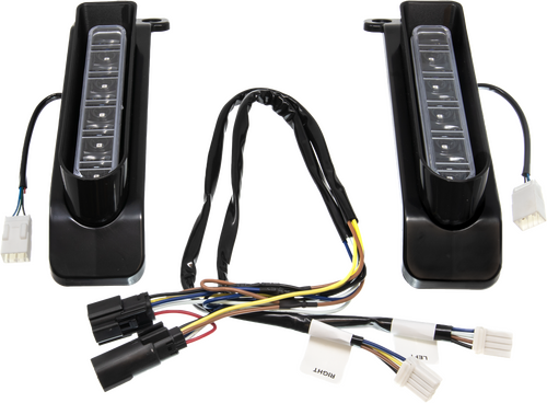Letric Lighting Co. Saddlebag Filler Support LED Inserts For Harley Touring 2014-2025