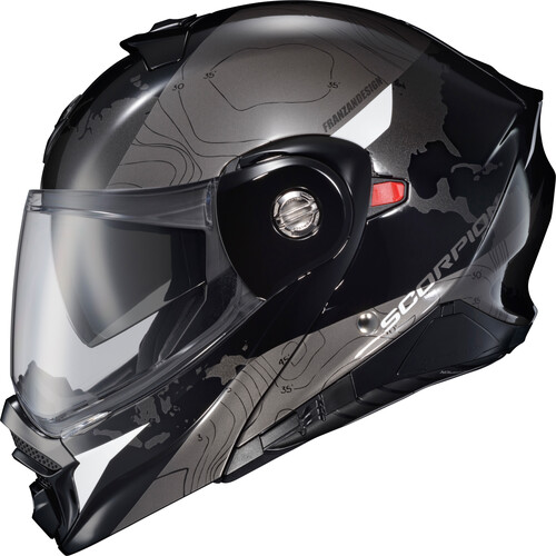 SCORPION EXO EXO-AT960 Modular Helmet Topographic