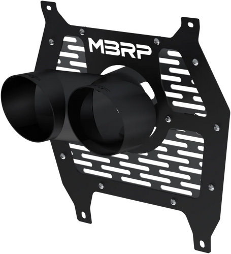 MBRP BOLT-ON 4" TIP AND SHIELD BLK CAN