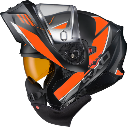 SCORPION EXO EXO-GT930 COLD WEATHER HELMET MODULUS ORANGE SM (ELECTRIC)