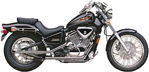 COBRA BLVD DRAG PIPES F/S CHROME HON VLX600 88-98