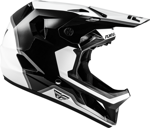 FLY RACING RAYCE REPEAT BICYCLE HELMET BLACK/WHITE XS