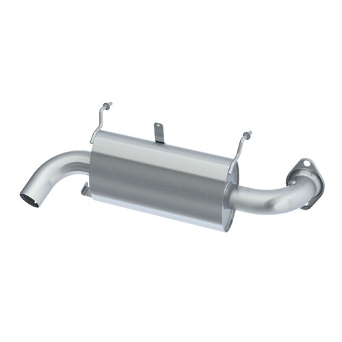 SINGLE SLIP-ON SYSTEM W/ OVAL SPORT MUFFLER CHROME