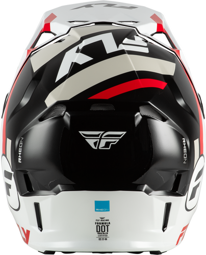 FLY RACING YOUTH FORMULA CP SEAL HELMET WHITE/BLACK/RED YL