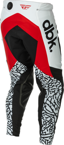 FLY RACING EVOLUTION  DST  DBK PANTS BLACK/WHITE/RED SZ 36