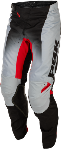 FLY RACING KINETIC DBK PANTS GREY/BLACK/RED SZ 32