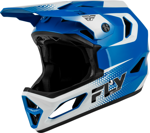 YTH RAYCE SONAR BICYCLE HLMT BLUE/WHITE/BLACK YS