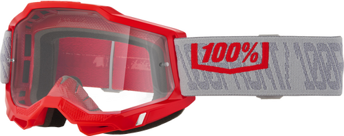 100% ACCURI 2 GOGGLE GATORBACK CLEAR LENS