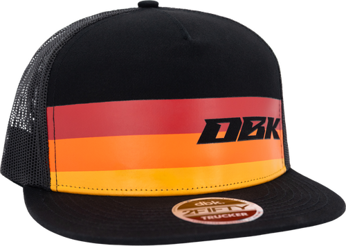 SUNDAY STRIPE 2FIFTY TRUCKER BLACK SNAPBACK HAT