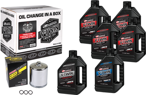 Maxima V-Twin Oil Change Kit
