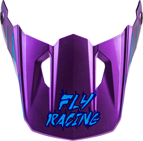 FLY RACING YTH KINETIC SURGE HELMET VISOR PINK/PURPLE/TEAL YS-YL