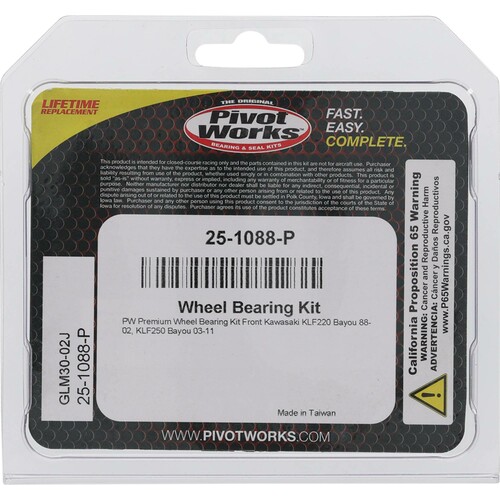 PIVOT WORKS Premium Wheel Bearing Kit