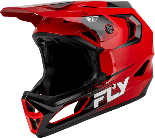 YTH RAYCE SONAR BICYCLE HLMT RED/BLACK/WHITE YL