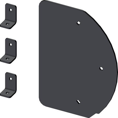 KFI PRODUCTS Steel Blade End Shield Box End