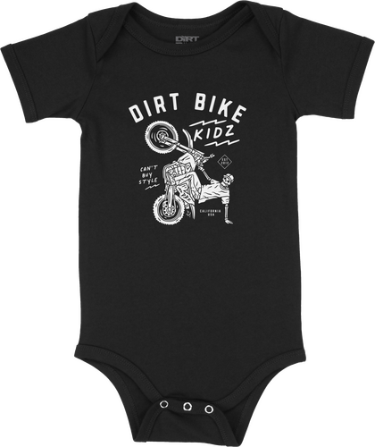 12 O'CLOCK ONESIE BLACK 12 MONTH