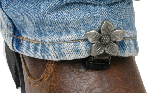 RYDER CLIPS CLIPS FOR STIRRUP/STRAP BOOTS FLOWER