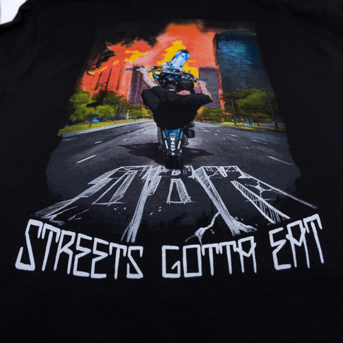 DBK STREETS GOTTA EAT TEE BLACK 2X
