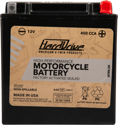 HIGH PERFORM BATTERY YIX30L CCA 400