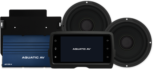 AQUATIC AV Deluxe Harley Speaker Package