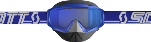HUSTLE X SNOW GOGGLE BLUE/WHITE W/SKY BLUE LENS