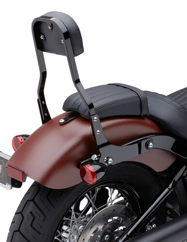 COBRA DETACHABLE BACKREST SHORT BLACK DYNA 06-17