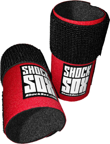 SHOCK SOX SHOCK SOX  4"U  RED UPSIDE DOWN FORKS