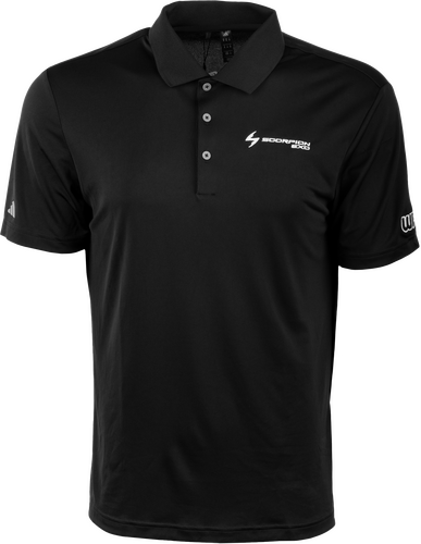 SCORPION POLO BLACK/WHITE LG