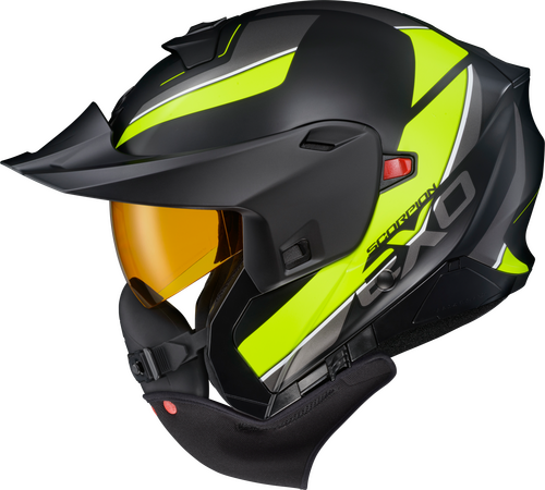 SCORPION EXO EXO-GT930 COLD WEATHER HELMET MODULUS HI-VIS XL (ELECTRIC)