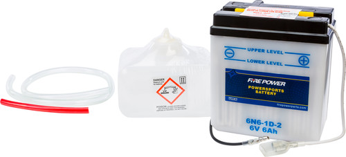 FIRE POWER 6V Standard Battery w/Acid Pack