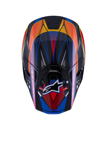 ALPINESTARS SUPERTECH S-M10 ERA HELMET BLU/RD/YLW FLUO GLOSSY 2X
