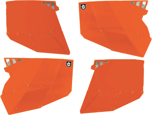 STEALTH DOOR ALLUMINUM SKINS ORANGE RUST METALLIC POL