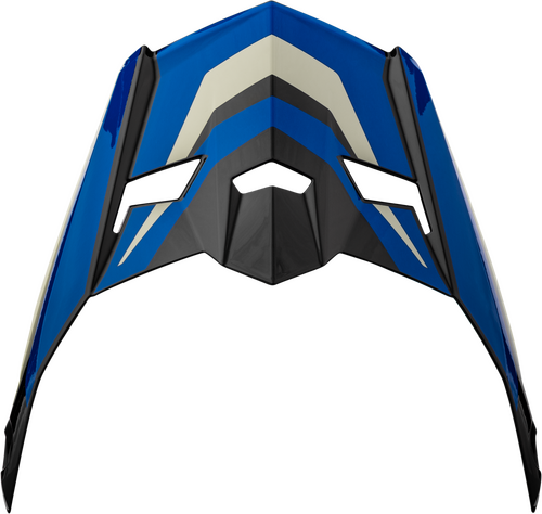 GMAX MX-46 CYCLUS VISOR BLACK/BLUE MD-2X