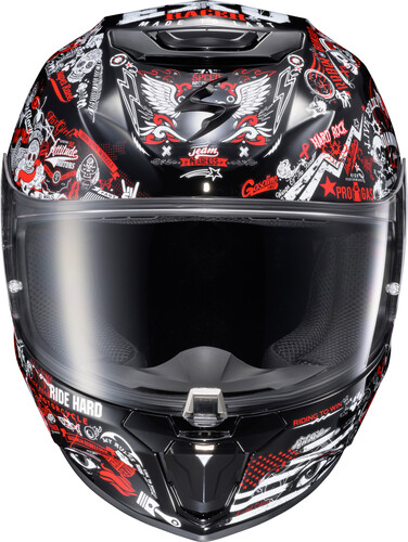 SCORPION EXO EXO-R330 FULL FACE HELMET SHAKE 2 RED XL