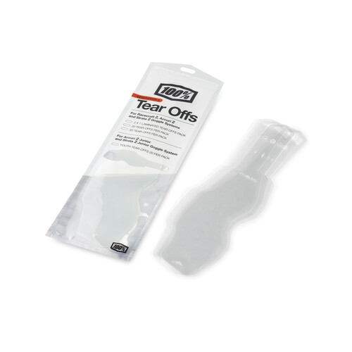 100% Racecraft 2 / Accuri 2 / Strata 2 Tear-Offs