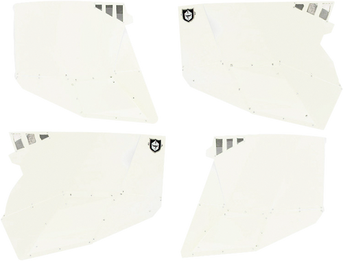 STEALTH DOOR ALLUMINUM SKINS WHITE PEARL POL
