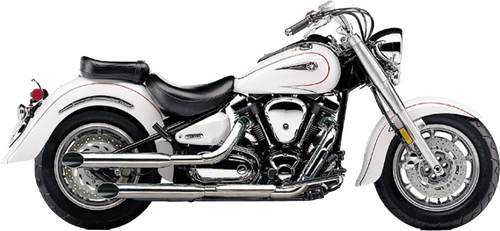 BLVD SLASHCUT SLIP ON CHROME YAM V-STAR 1100