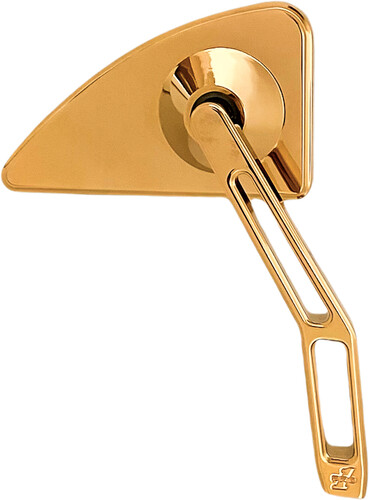 Pro-One Mini Tear Drop Billet Mirror With V2 Cut Out Stem