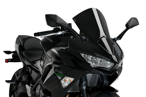 WINDSCREEN R-RACER BLACK KAW