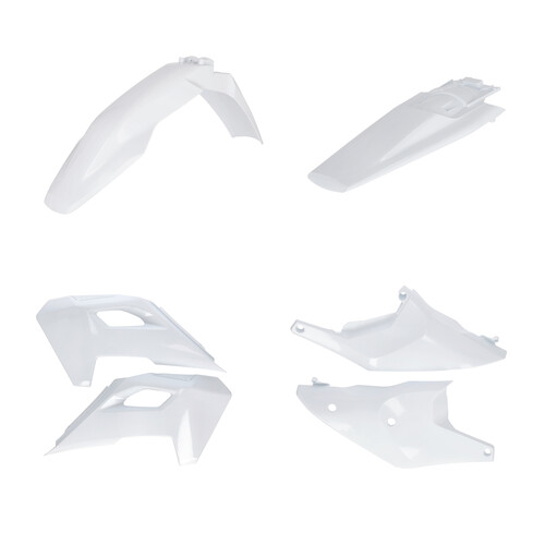 Acerbis Standard Replacement Plastic Kit 2023-2024 Husqvarna FC450, 2023-2024 Husqvarna FC250, 2023-2024 Husqvarna FC350 - White 2986600002