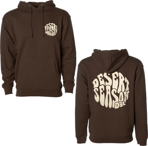 DESERT SEASON HOODIE BROWN LG