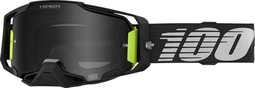 100% ARMEGA HIPER GOGGLE TETSUMI HIPER BLK MIRROR LENS