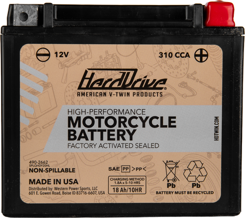 HARDDRIVE AGM Sealed Battery