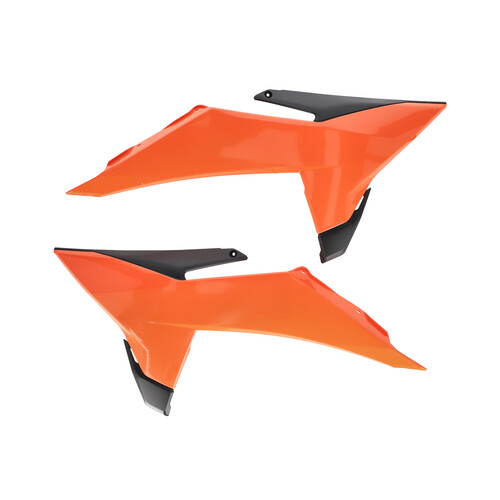 ACERBIS RADIATOR SHROUD KTM ORANGE/BLACK