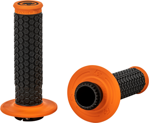 FIRE POWER PILOT MX LOCK-ON GRIPS ORANGE