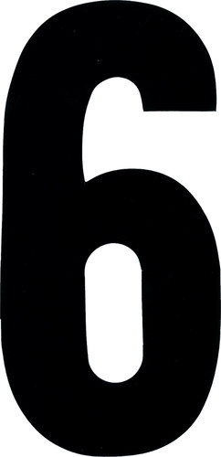 DIRT DIGITS Extreme Digit Stick-on Numbers