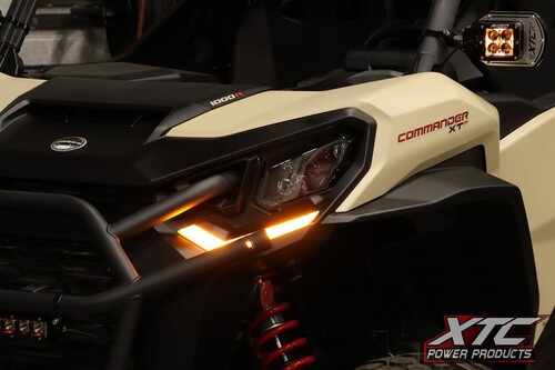 XTC Power Products Self-Canceling Turn Signal Kit w/Billet Lever Can-Am Commander 2021-2024