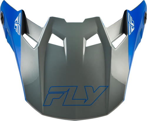 FLY RACING FORMULA CC GLIDE VISOR BLUE/LIGHT GREY/GREY YL/SM